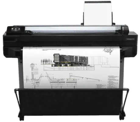 Замена трубок HP DesignJet T520 ePrinter